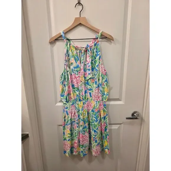 Lilly Pulitzer Shirelle skirted romper grove garden - Picture 3 of 9